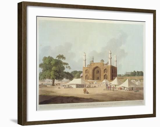 Gate of the Tomb of the Emperor Akbar-Thomas & William Daniell-Framed Giclee Print