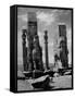 Gate of Xerxes in Ruins of the Ancient Persian City of Persepolis-Dmitri Kessel-Framed Stretched Canvas