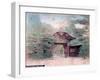 Gate of Zojoji Buddhist Temple, Shiba Park, Tokyo-null-Framed Giclee Print