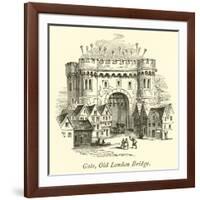 Gate, Old London Bridge-null-Framed Giclee Print