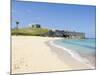 Gate's Bay (St. Catherine's Beach) With Fort St. Catherine in Background, Bermuda-Michael DeFreitas-Mounted Photographic Print