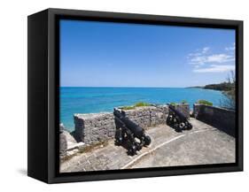 Gate's Fort Park and Fort, Bermuda, Central America-Michael DeFreitas-Framed Stretched Canvas