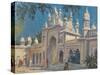 Gate, the Palace, Mysore, 2011-Tim Scott Bolton-Stretched Canvas