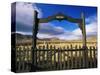 Gate To Historical Pioneer Cemetery-Joseph Sohm-Stretched Canvas