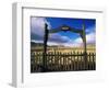 Gate To Historical Pioneer Cemetery-Joseph Sohm-Framed Photographic Print