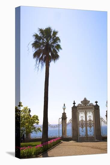 Gate to the Bosphorus, Dolmabahce Palace, Istanbul, Turkey, Europe-Neil Farrin-Stretched Canvas