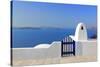 Gate to the Sea - Santorini Island-Netfalls-Stretched Canvas