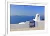 Gate to the Sea - Santorini Island-Netfalls-Framed Photographic Print