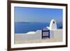 Gate to the Sea - Santorini Island-Netfalls-Framed Photographic Print