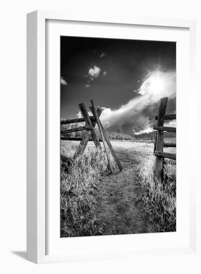 Gate to the Tetons-Dean Fikar-Framed Photographic Print