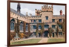 Gate Tower, First Court, Jesus Col, Oxford-Alfred Robert Quinton-Framed Giclee Print