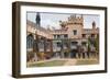 Gate Tower, First Court, Jesus Col, Oxford-Alfred Robert Quinton-Framed Giclee Print