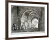 Gate under Queen Elizabeth's Picture Gallery, Windsor Castle, Berkshire, 1812-Paul Sandby-Framed Giclee Print