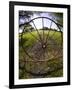 Gate with Metal Wheel Near Cuero, Texas, USA-Darrell Gulin-Framed Photographic Print