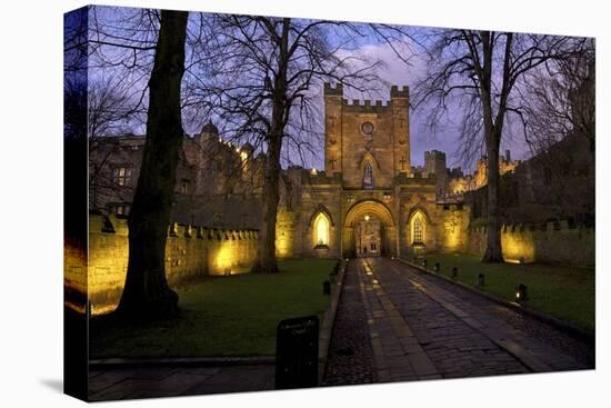 Gatehouse, Durham Castle, University College, Durham, England, United Kingdom, Europe-Peter Barritt-Stretched Canvas