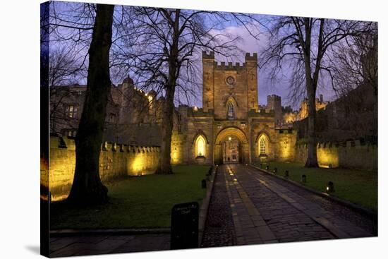 Gatehouse, Durham Castle, University College, Durham, England, United Kingdom, Europe-Peter Barritt-Stretched Canvas