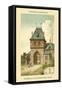 Gatehouse in Baden-null-Framed Stretched Canvas