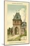 Gatehouse in Baden-null-Mounted Art Print