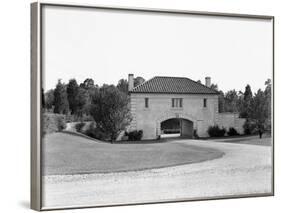 Gatehouse of Joseph P. Kennedy's Home-null-Framed Photographic Print