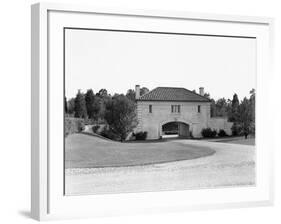 Gatehouse of Joseph P. Kennedy's Home-null-Framed Photographic Print