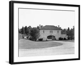 Gatehouse of Joseph P. Kennedy's Home-null-Framed Photographic Print