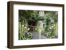 Gates and House Facade, Iphofen, Bavaria, Germany, Europe-Klaus Neuner-Framed Photographic Print