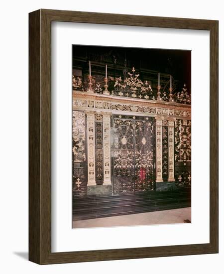 Gates from the Sanctuary Screen, St.Paul's Cathedral, 1710-Jean Tijou-Framed Giclee Print