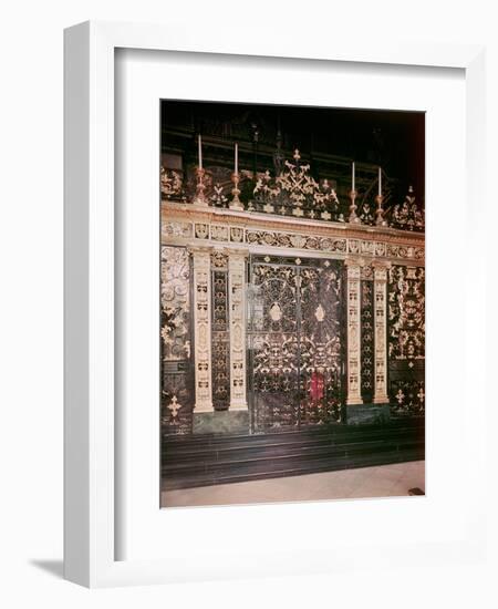 Gates from the Sanctuary Screen, St.Paul's Cathedral, 1710-Jean Tijou-Framed Giclee Print