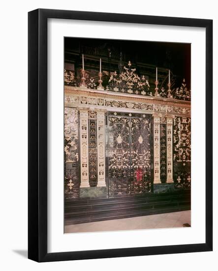 Gates from the Sanctuary Screen, St.Paul's Cathedral, 1710-Jean Tijou-Framed Giclee Print