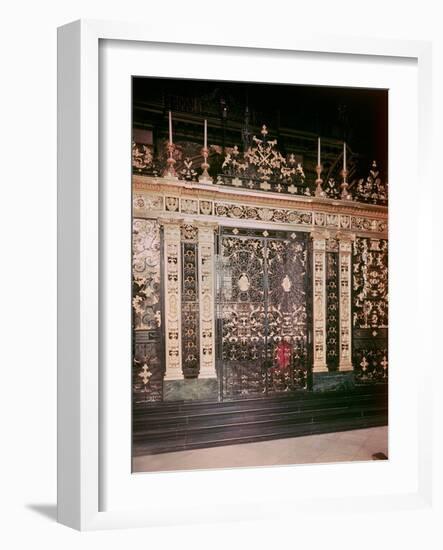 Gates from the Sanctuary Screen, St.Paul's Cathedral, 1710-Jean Tijou-Framed Giclee Print