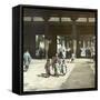 Gates of a Temple in Tokyo (Japan), 1900-1905-Leon, Levy et Fils-Framed Stretched Canvas