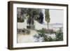 Gates of a Villa in Italy-John Singer Sargent-Framed Giclee Print