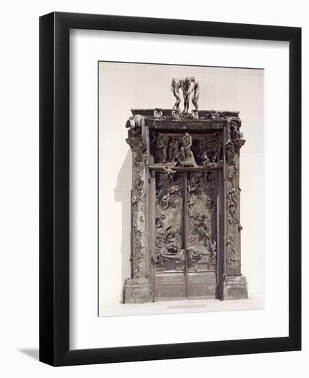 Gates of Hell, C.1890 (Bronze)-Auguste Rodin-Framed Premium Giclee Print