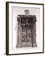 Gates of Hell, C.1890 (Bronze)-Auguste Rodin-Framed Giclee Print