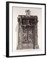 Gates of Hell, C.1890 (Bronze)-Auguste Rodin-Framed Giclee Print