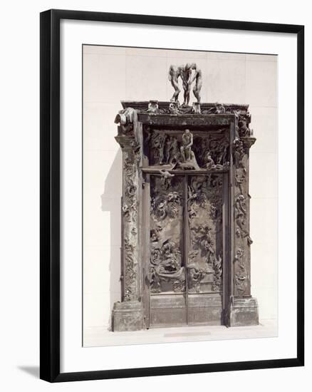 Gates of Hell, C.1890 (Bronze)-Auguste Rodin-Framed Giclee Print