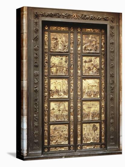 Gates of Paradise-Lorenzo Ghiberti-Stretched Canvas