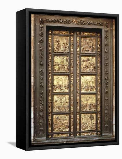 Gates of Paradise-Lorenzo Ghiberti-Framed Stretched Canvas