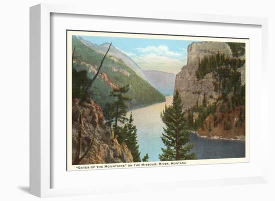 Gates of the Mountains, Montana-null-Framed Art Print