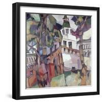 Gates of Tour, Study for the New Jerusalem, 1917-Aristarkh Vasilievic Lentulov-Framed Premium Giclee Print