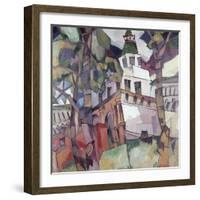 Gates of Tour, Study for the New Jerusalem, 1917-Aristarkh Vasilievic Lentulov-Framed Giclee Print