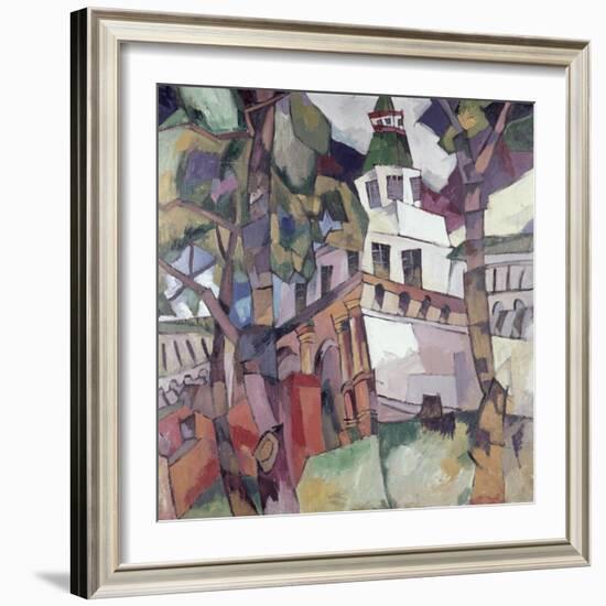 Gates of Tour, Study for the New Jerusalem, 1917-Aristarkh Vasilievic Lentulov-Framed Giclee Print