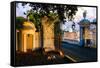 Gates to La Fortaleza, Old San Juan, Puerto Rico-George Oze-Framed Stretched Canvas
