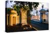 Gates to La Fortaleza, Old San Juan, Puerto Rico-George Oze-Stretched Canvas