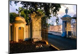 Gates to La Fortaleza, Old San Juan, Puerto Rico-George Oze-Mounted Photographic Print