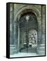 Gates, Transom Panel and Overthrow from the Clarendon Building, Oxford, circa 1710 (Wrought Iron)-Jean Tijou-Framed Stretched Canvas