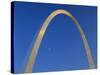 Gateway Arch at Dusk, Jefferson National Expansion Memorial, St. Louis, Missouri, USA-Scott T. Smith-Stretched Canvas