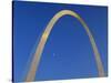 Gateway Arch at Dusk, Jefferson National Expansion Memorial, St. Louis, Missouri, USA-Scott T. Smith-Stretched Canvas