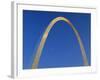 Gateway Arch at Dusk, Jefferson National Expansion Memorial, St. Louis, Missouri, USA-Scott T. Smith-Framed Photographic Print