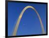 Gateway Arch at Dusk, Jefferson National Expansion Memorial, St. Louis, Missouri, USA-Scott T. Smith-Framed Photographic Print